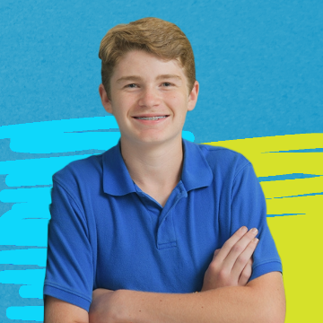  Student at locker